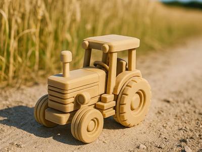 Nostalgic Tractor with Charm