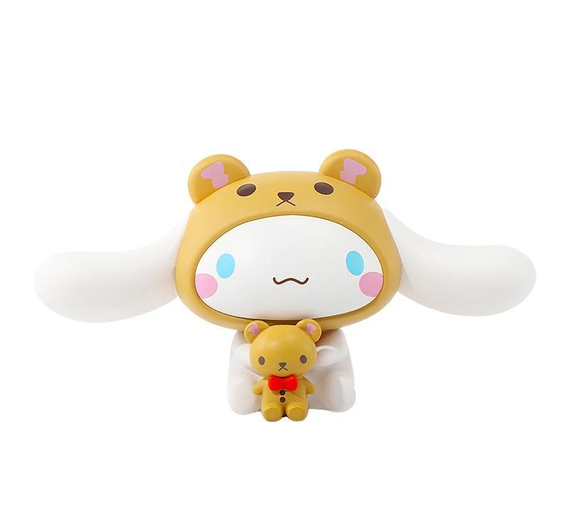 Cinnamoroll with Bear Hoodie - Kawaii Decorative Figure