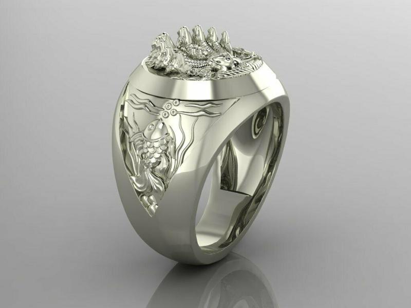 King of Water Dragon Ring