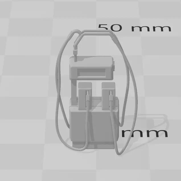 GARAGE FUEL PUMP 4MM SCALE OO HO GAUGE MODEL RAILWAY