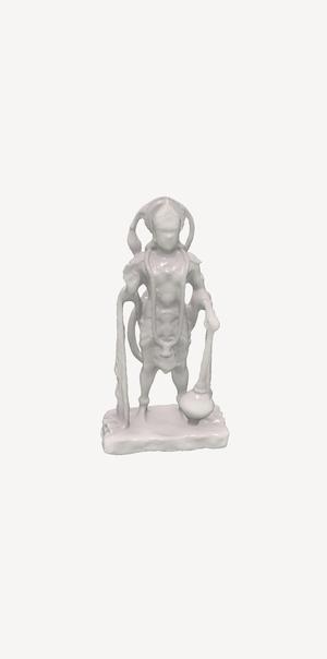 Lord Hanuman Idol RAW scan, Original Brass