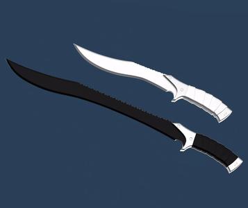 Dune Feyd-Rautha Harkonnen Knife and Machete 3D print model