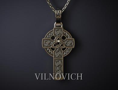 CELTIC CROSS PENDANT 3D print model