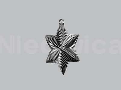 Six-petal Flower Pendant. STL  Model 3D Jewelry CAD Designs