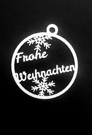 Frohe Weihnachten & Merry Christmas Ball