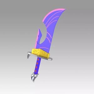 League of Legends LOL Spirit Blossom Riven Cosplay Weapon Prop