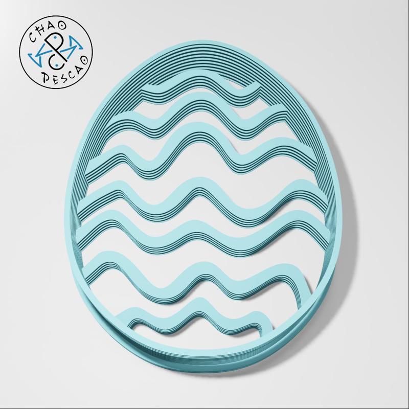 Easter Egg - Cookie Cutter - Fondant