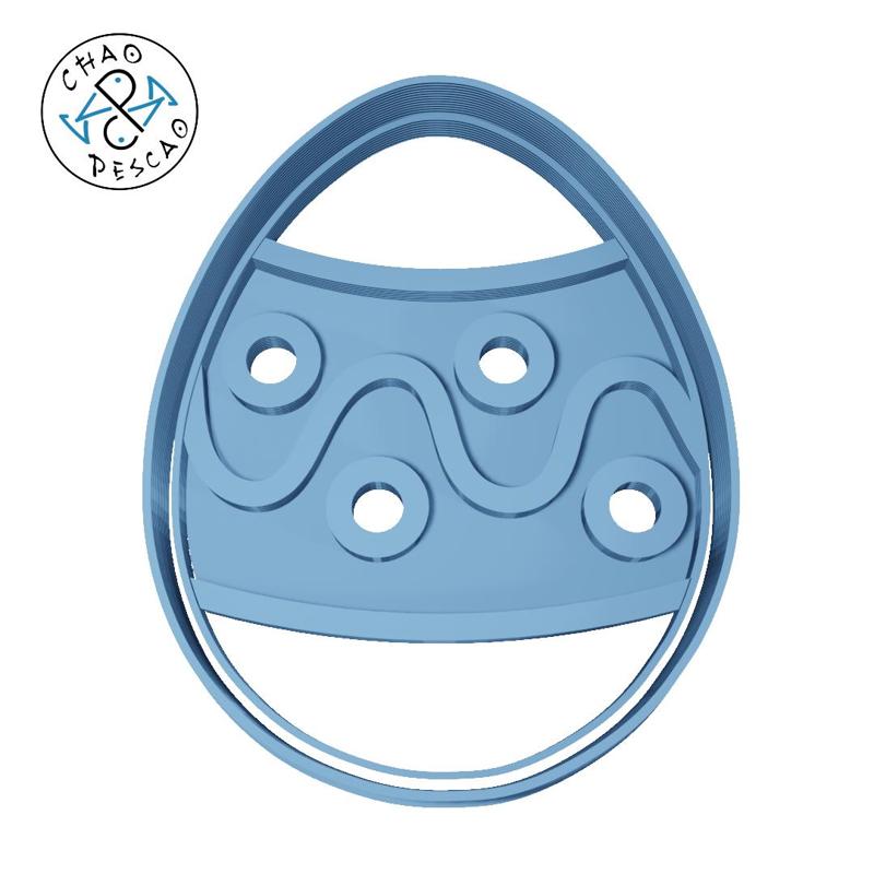 Easter Egg - Cookie Cutter - Fondant