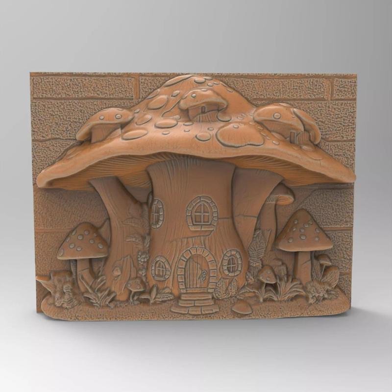 Fairy Mushroom House Fairytale