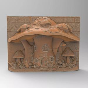 Fairy Mushroom House Fairytale