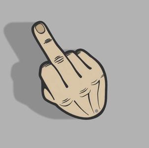 Middle Finger Keychain!