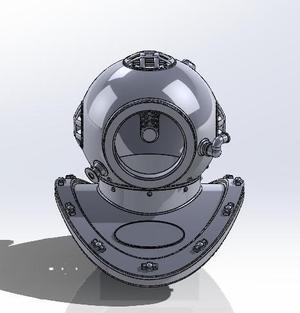 SBS Desk Diver Divers Helmet for CWC SBS Watch