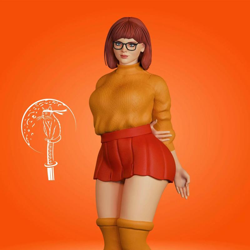 Velma Dinkley SFW and NSFW Version Ready For 3D Printing