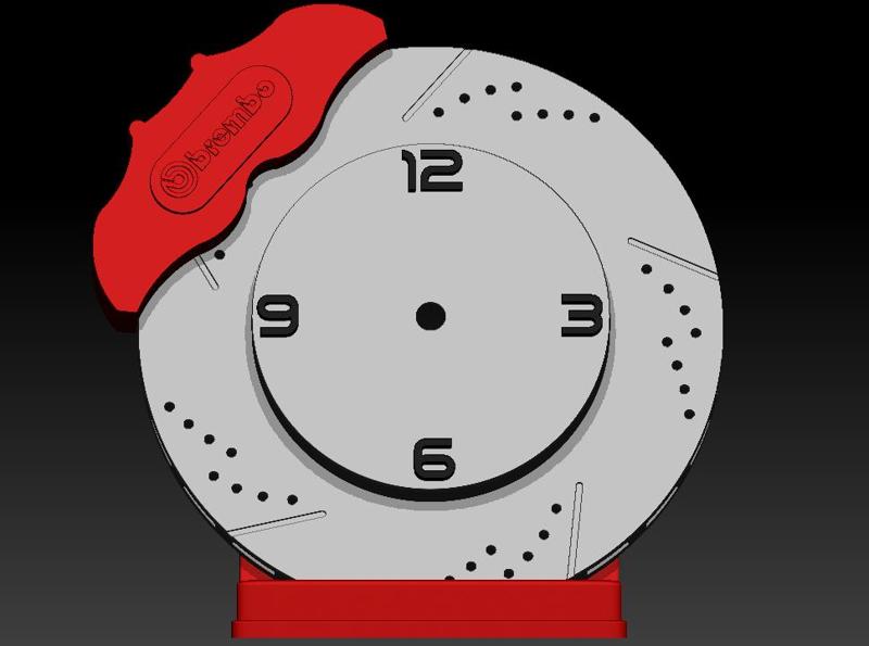 Brembo disc brake clock - Brembo disc brake clock