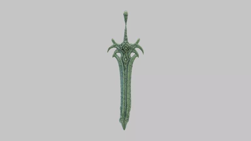 Cthulhu stylized sword