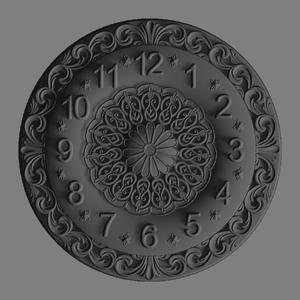 clock291c stl cnc design