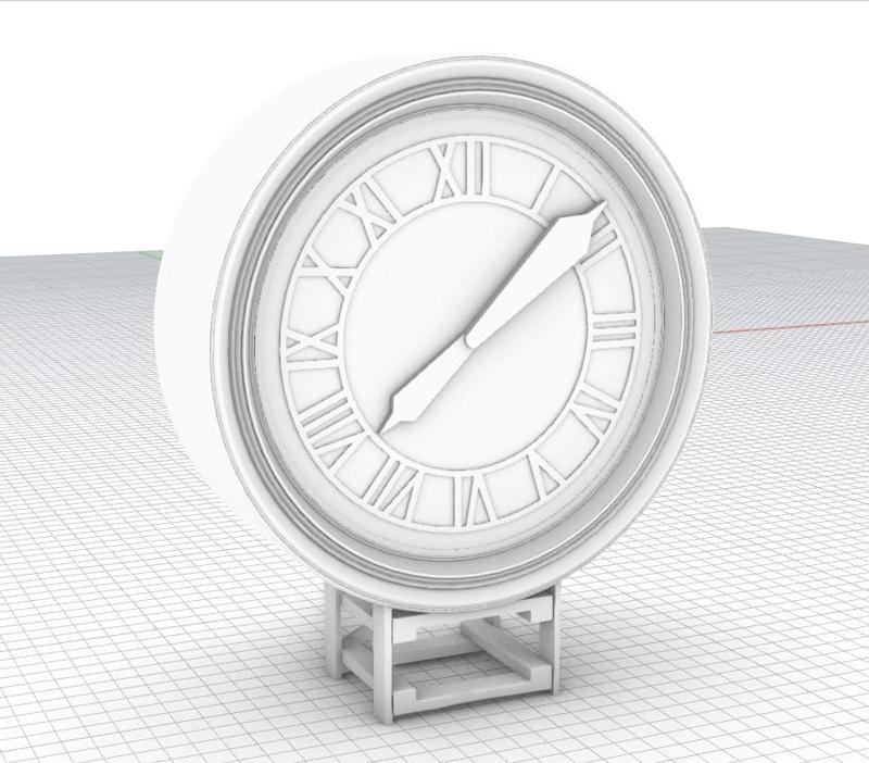 Back to the Future III Clock