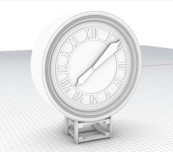 Back to the Future III Clock