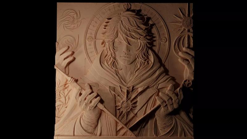 Elric of Melnibon CNC 3d Print High Relief Sand Casting