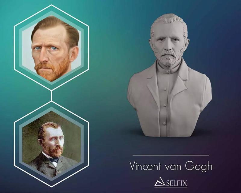 Vincent van Gogh bust sculpture