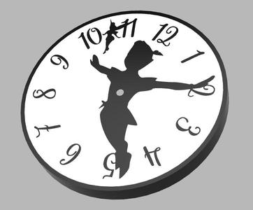 peter pan clock