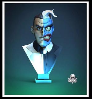 two faces batman animated series