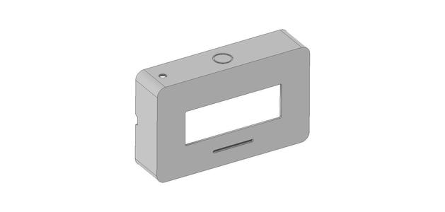 Housing for a weather station clock on arduino