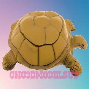 Turtle 3 3D MODEL STL FILE FOR CNC ROUTER LASER