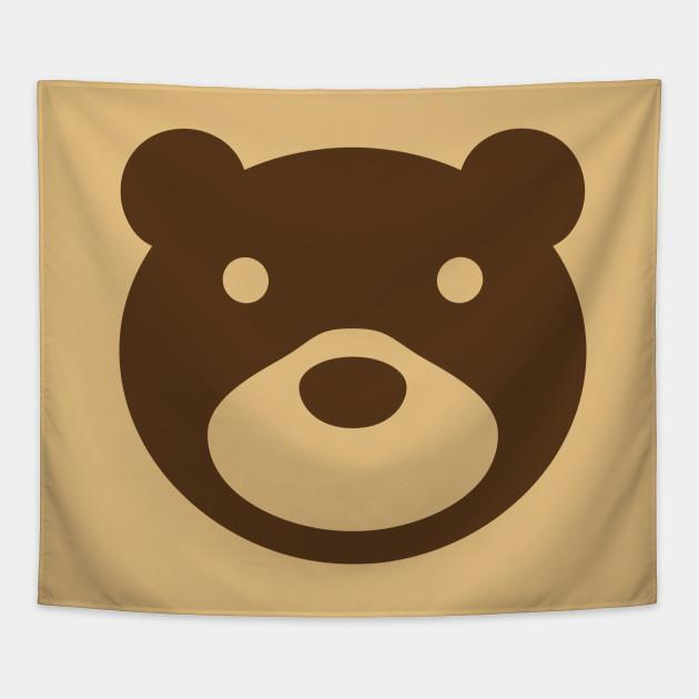 Animal Crossing Brown Bag Bear Logo Stamp