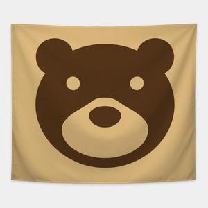 Animal Crossing Brown Bag Bear Logo Stamp