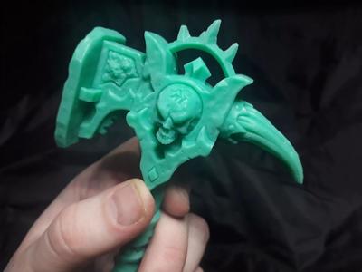 Undead battle-hammer 3d print
