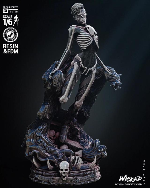 Wicked Marvel Famine Sculpture Tested for 3D printing