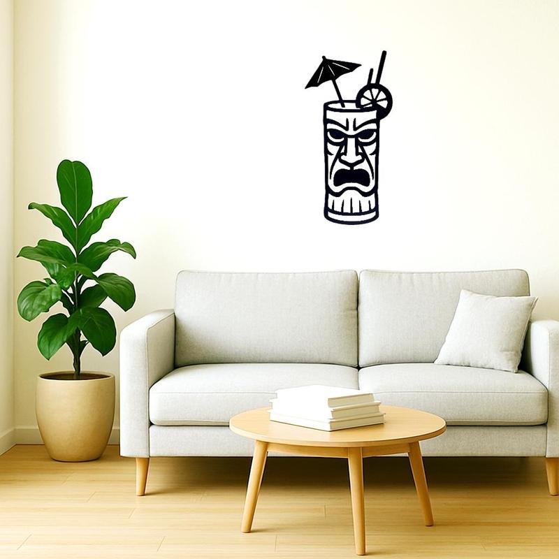 cocktail-shaped wall decoration