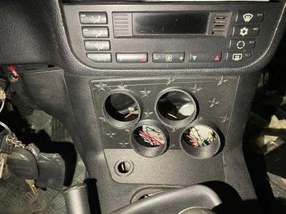 BMW e36 central console gauge panel