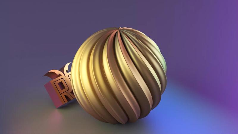 Round Welle candle mold sphere