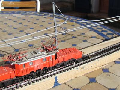 1500 volt catenary unified HO poles