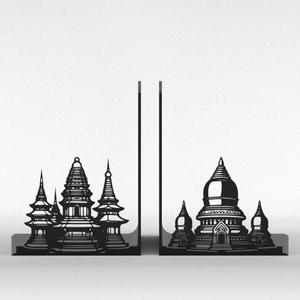 Stupas Bookends