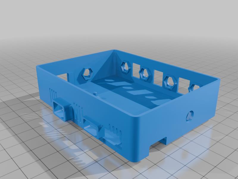 OpenIPC Case for Radxa Zero 3W — Triple Wi-Fi, 6-Antenna (78×100×28 mm)