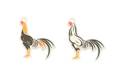 Key rings "Gallos de riña".