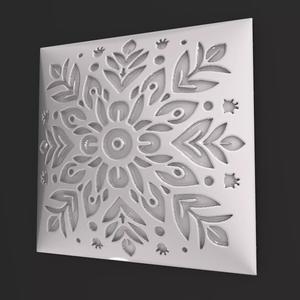 Sqaure Floral NIM 37 Wall Panel