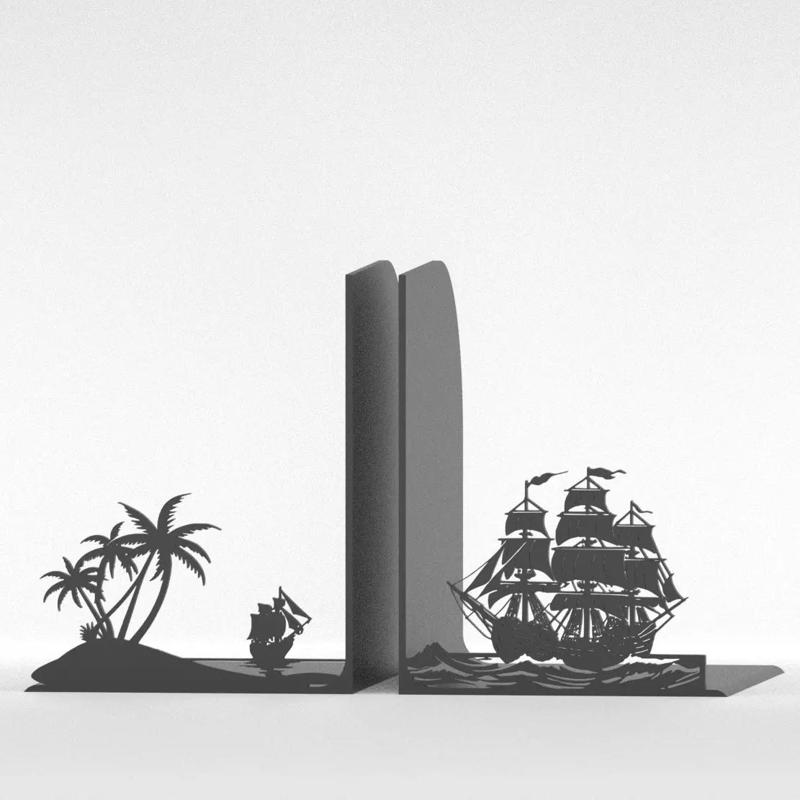 Old Ship Bookends