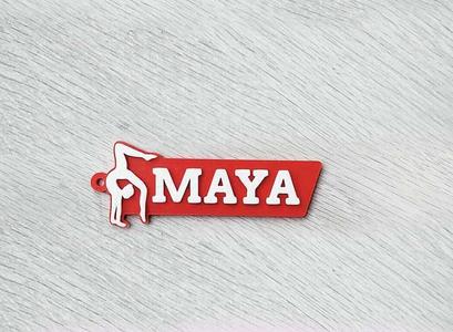 Gymnastics name tag - Maya
