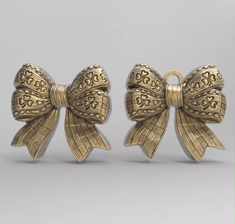 st patrick day ribbon bow decor