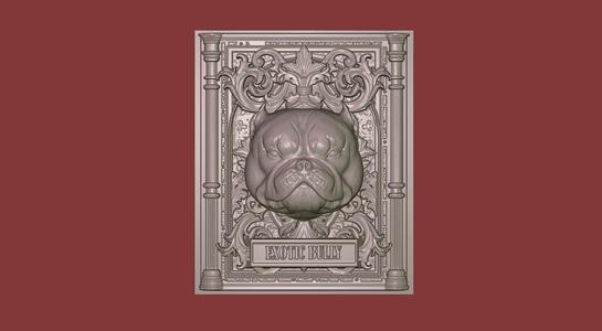 Exotic Bully plaque
