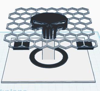Punsisher Laptop Stand