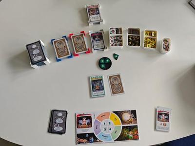 Moon Colony Bloodbath Inserts, card trays and action token holder