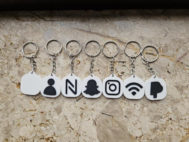 NFC Tag Keychains
