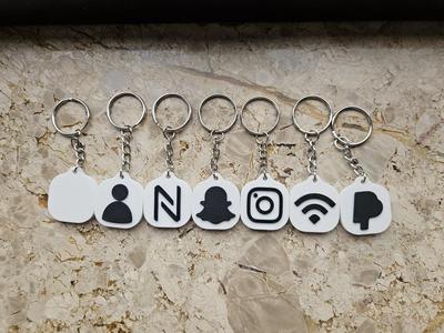 NFC Tag Keychains