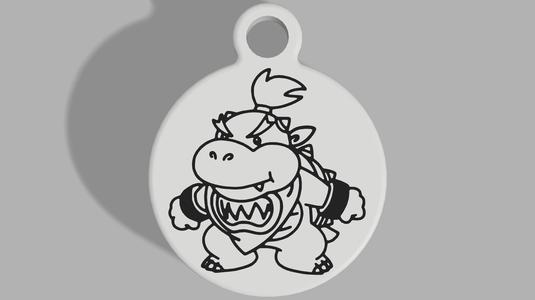 Bowser Jr Keyring