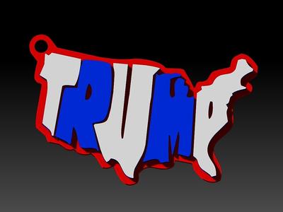 Trump Keychain